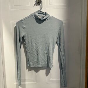 Garage Light Blue Long Sleeve Top